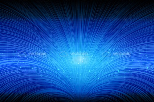 Abstract Background with Sinkhole Effect in Blue